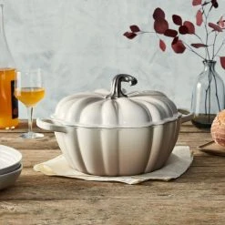 Best reviews of ???? Le Creuset 4 Qt. Pumpkin Cocotte | Meringue ???? -Le Creuset Shop rs17157 220511 lecreuset pumpkincocotte meringue sqret