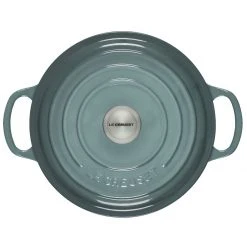 Outlet ❤️ Le Creuset 3.5 Qt. Round Signature Dutch Oven With Stainless Steel Knob| Sea Salt ???? -Le Creuset Shop rs17360 rs11197 ls2501 22717ss 3p