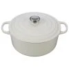 Cheapest ???? Le Creuset 7.25 Qt. Round Signature Dutch Oven With Stainless Steel Knob | White ???? -Le Creuset Shop rs3160 ls2501 2816ss
