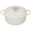 Brand new ???? Le Creuset 4.5 Qt. Round Signature Dutch Oven With Stainless Steel Knob | White ???? -Le Creuset Shop rs7342 l2501 2416ss lpr