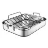 Deals ???? Le Creuset Large Stainless Steel Roasting Pan With Nonstick Rack ????