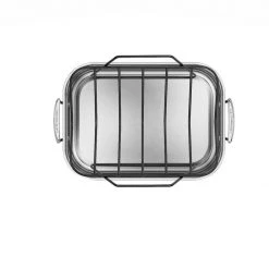 Best Pirce ???? Le Creuset Stainless Steel Roasting Pan With Nonstick Rack ???? 14 Best Pirce ???? Le Creuset Stainless Steel Roasting Pan With Nonstick Rack ???? -Le Creuset Shop rs7924 small pan overhead rack v3