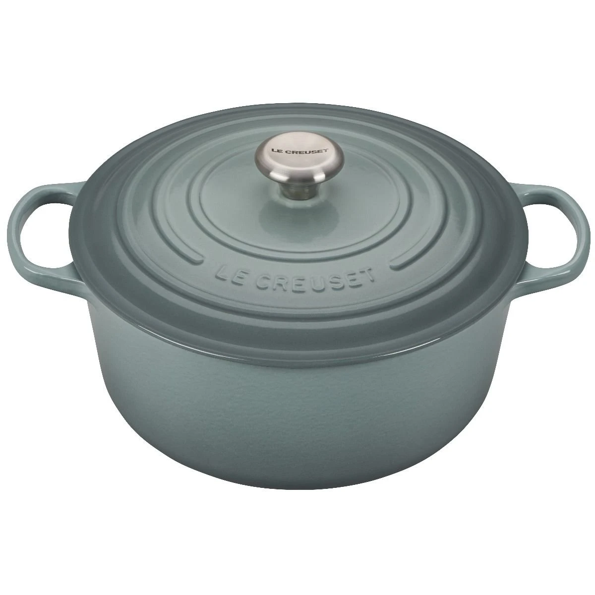 Buy ???? Le Creuset 7.25 Qt. Round Signature Dutch Oven With Stainless Steel Knob | Sea Salt ???? 3 Buy ???? Le Creuset 7.25 Qt. Round Signature Dutch Oven With Stainless Steel Knob | Sea Salt ????