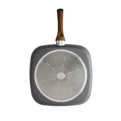 Best Pirce ???? Tognana 11" Square Grill Pan | Stone & Wood Style ???? -Le Creuset Shop square5