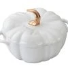 Top 10 ⌛ Staub 3.5 Qt. Pumpkin Cocotte/French Oven | White ???? -Le Creuset Shop staub 2.5 qt pumpkin cocotte white 1112402