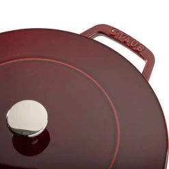 Best reviews of ❤️ Staub 3.75 Qt Essential French Oven | Grenadine ⌛ -Le Creuset Shop staub gren 4