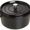 Deals ⌛ Staub 5.5 Qt. Round Cocotte/Dutch Oven | Matte Black ????
