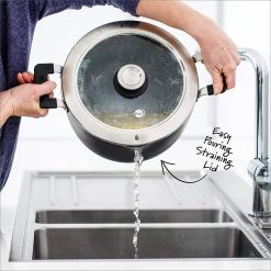 New ???? GreenPan Levels 11-Piece Nonstick Stackable Cookware Set ???? -Le Creuset Shop stockpot drain 1