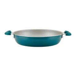 Cheapest ???? Rachael Ray 8-Piece Enameled Stacking Cookware Set | Teal Shimmer ???? -Le Creuset Shop teal11