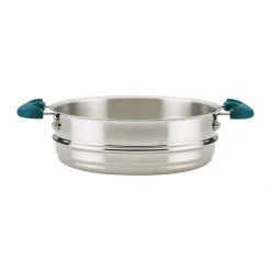 Cheapest ???? Rachael Ray 8-Piece Enameled Stacking Cookware Set | Teal Shimmer ???? -Le Creuset Shop teal12