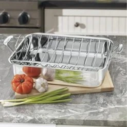 Outlet ???? Cuisinart Chef's Classic Stainless Steel 16" Rectangular Roaster With Rack ???? -Le Creuset Shop untitled 5