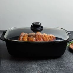 Wholesale ???? Swiss Diamond | XD Roaster With Lid - 13" X 8" (5.3 Quart) ???? -Le Creuset Shop xd61033c v10