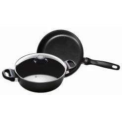 Cheapest ???? Swiss Diamond | XD 3-Piece Cookware Set - 11" Fry Pan & 4.3 Quart Sauté Pan With Lid ????